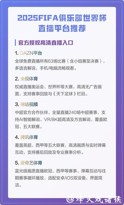 世界杯直播平台推荐与评测总结